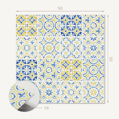 Wall paneling Mosaic decorations with ornaments