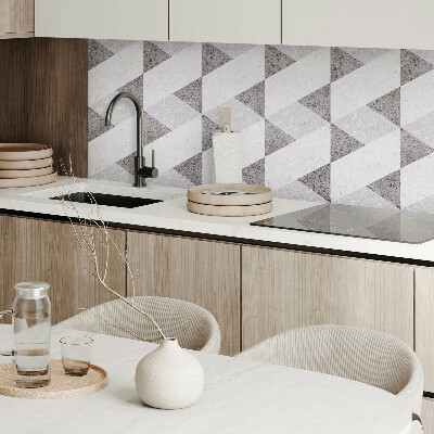 Wall panel square A play of contrasts in geometric forms