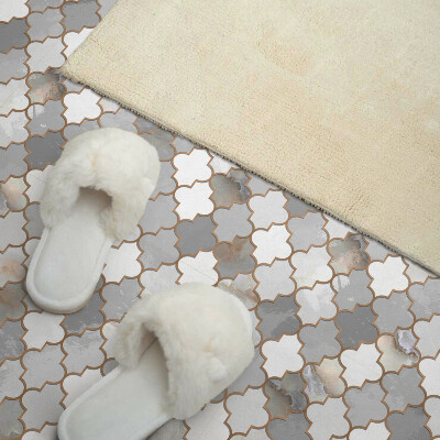 Pvc wall panel square Mosaic style geometry