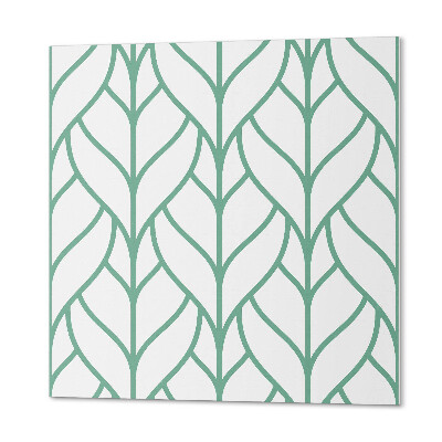 Wall paneling Leafy pattern in balance