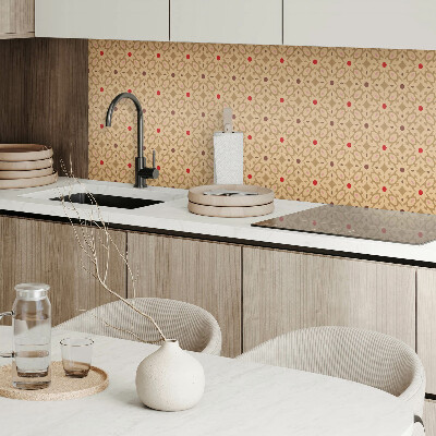 Wall panel square Flower pattern in mesh structure