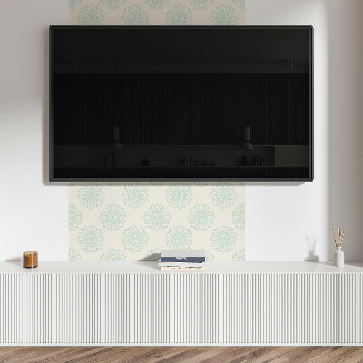 Wall panel square Background with floral pattern