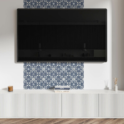 Pvc wall panel square Flower pattern