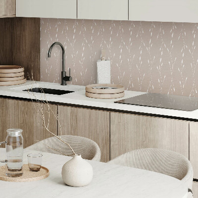 Wall panel square A light pattern with elements of nature