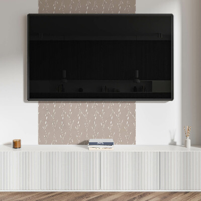 Wall panel square A light pattern with elements of nature