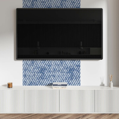 Wall panel square Fabric-like pattern