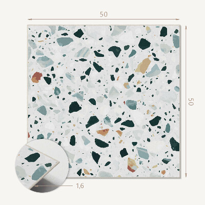 Wall panel square Stone pattern with delicate elements