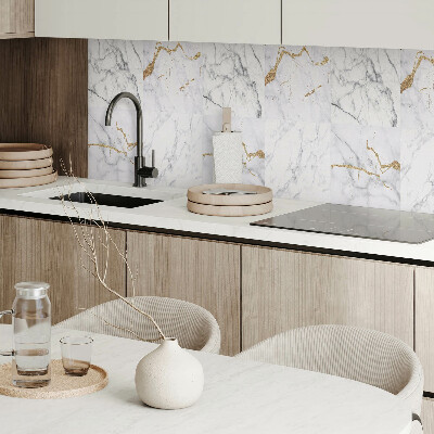 Pvc wall panel square Marble with elegant veins