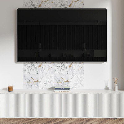 Pvc wall panel square Marble with elegant veins
