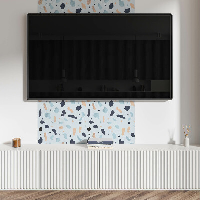 Pvc wall panel square Modern design of stones
