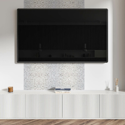 Pvc wall panel square Stone motif in a raw style