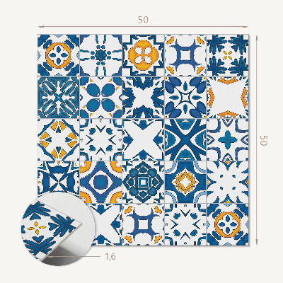 Pvc wall panel square The geometry of mosaics in the composition