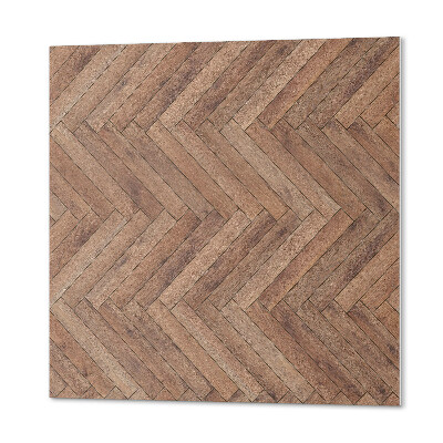 Pvc wall panel square Herringbone style with wood