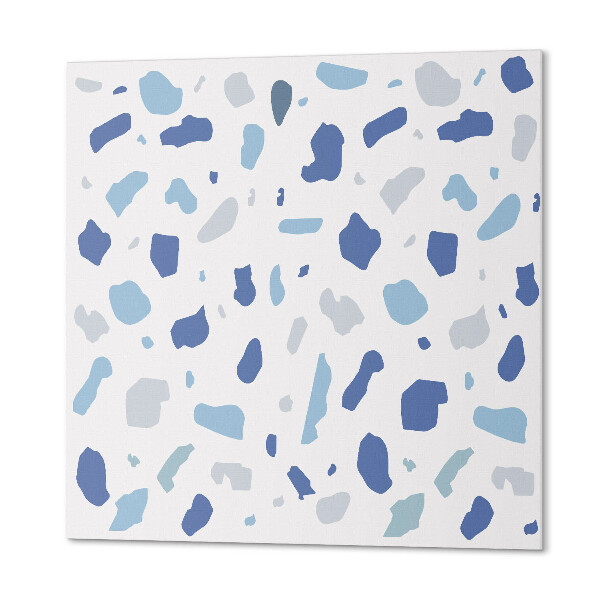 Wall panel square Abstract spots in an artistic edition