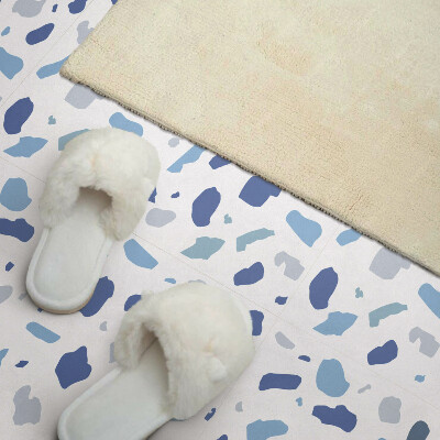 Wall panel square Abstract spots in an artistic edition