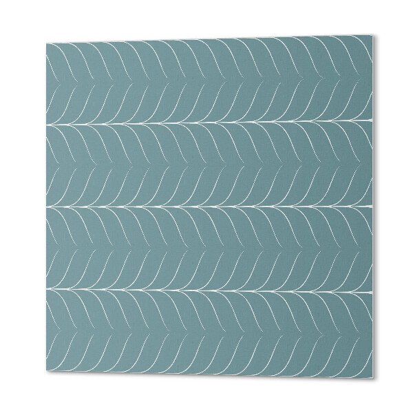 Pvc wall panel square Leaf motif in an orderly form