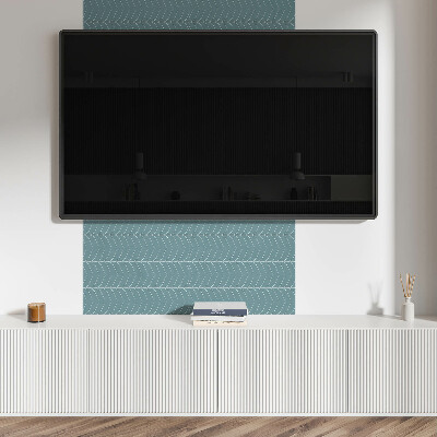 Pvc wall panel square Leaf motif in an orderly form