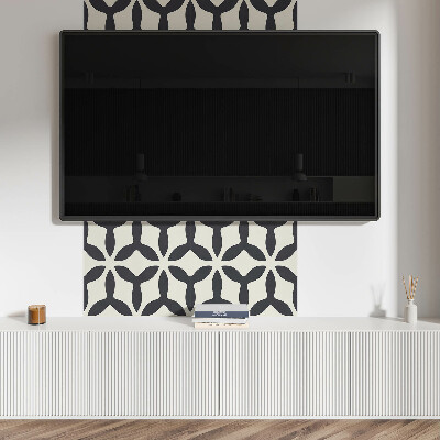 Wall panel square Artistic design with fins