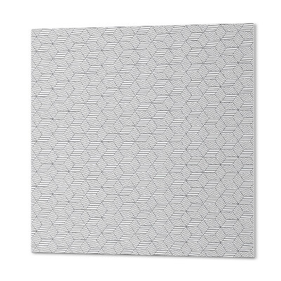 Pvc wall panel square Modern hexagonal leaf pattern