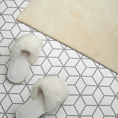 Wall panel square Hexagons with colored dots