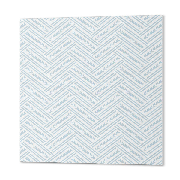Wall paneling Geometric zigzags with a linear pattern