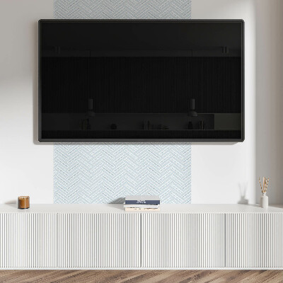 Wall paneling Geometric zigzags with a linear pattern