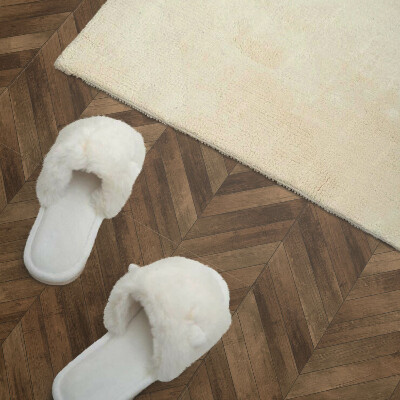 Wall panel square Boards in a classic herringbone pattern