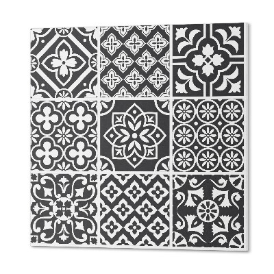 Wall panel square Stylish geometry in the form of tiles