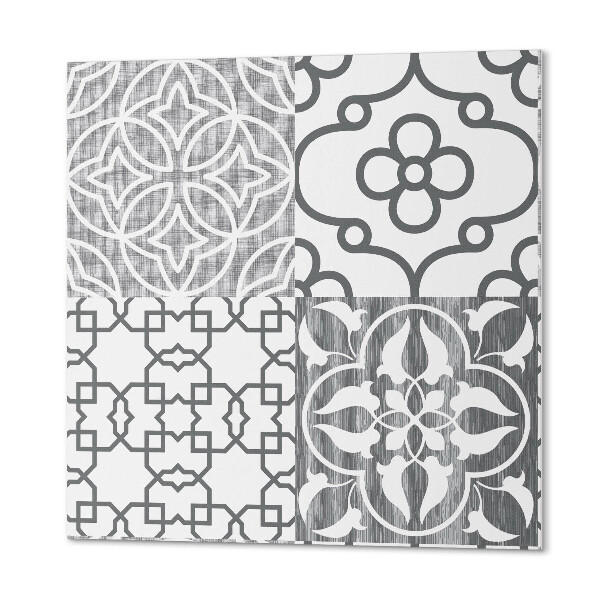 Pvc wall panel square Arrangement of geometric patterns