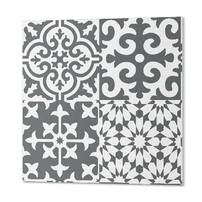 Wall panel square Stylish patterns on tiles