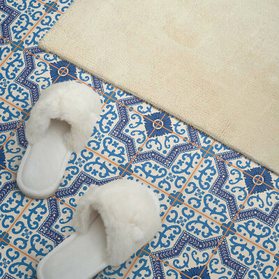 Pvc wall panel square Ornamented tiles in a classic style