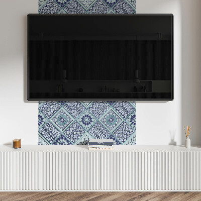 Wall panel square Stylish mosaics with geometric motifs