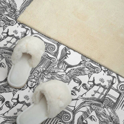Pvc wall panel square Graphics inspired by classical sculptures