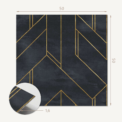 Wall paneling Lines in abstract geometry