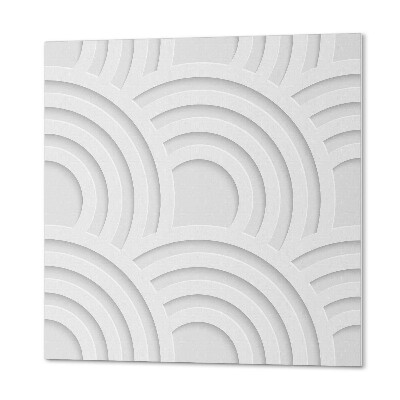 Wall panel square Wavy patterns
