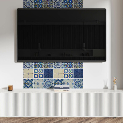 Pvc wall panel square Patterns from tiled ceramics