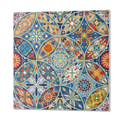 Pvc wall panel square Mosaic Geometry in Symmetry