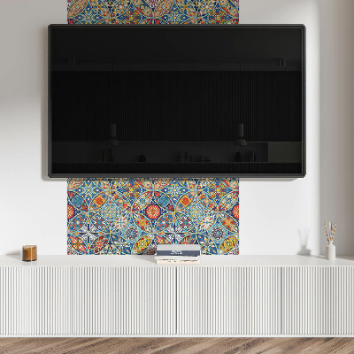 Pvc wall panel square Mosaic Geometry in Symmetry