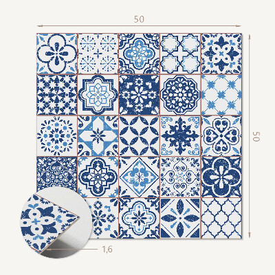 Wall panel square Geometric tiled patterns