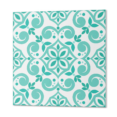 Pvc wall panel square Pattern with floral inspiration