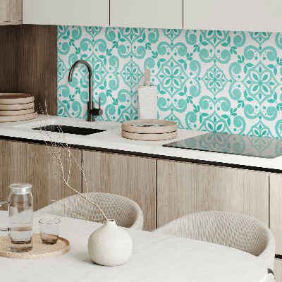 Pvc wall panel square Pattern with floral inspiration