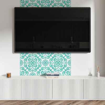 Pvc wall panel square Pattern with floral inspiration