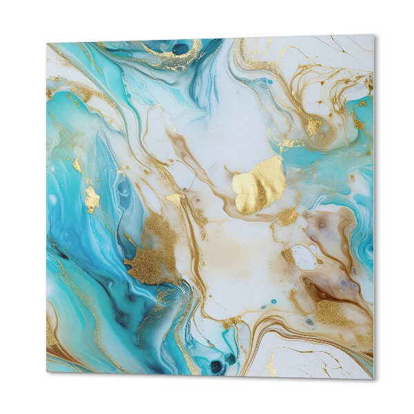 Pvc wall panel square Spots and waves in an abstract approach