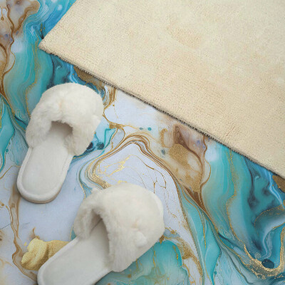 Pvc wall panel square Spots and waves in an abstract approach