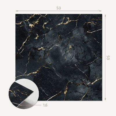 Wall panel square Luxurious marble with subtle veins