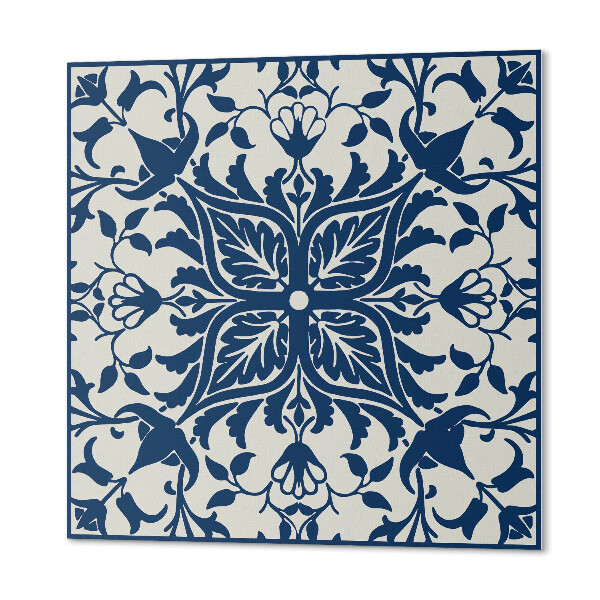 Wall paneling Flowers and leaves in harmony