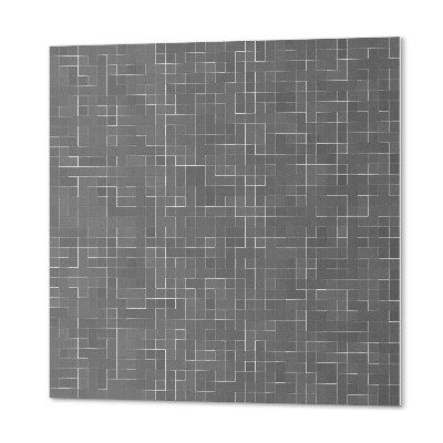 Pvc wall panel square Modern lines in an abstract edition