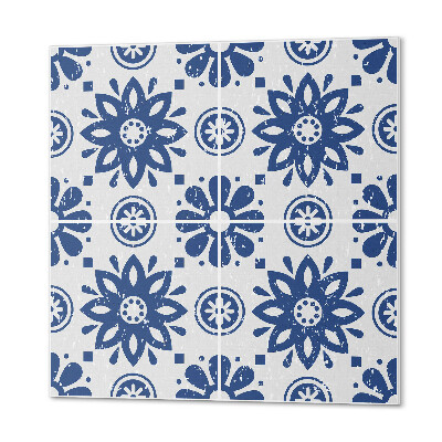 Pvc wall panel square Floral print