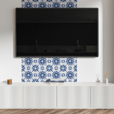Pvc wall panel square Floral print