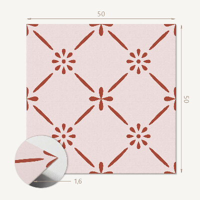Wall paneling Classic floral pattern